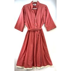 Willi of California 70s Vintage Belted Shirt Dress Cottagecore Secretary Chic